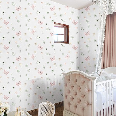 Papel de Parede Doce Bebê 2 - Infantil - DB824 - Vinílico