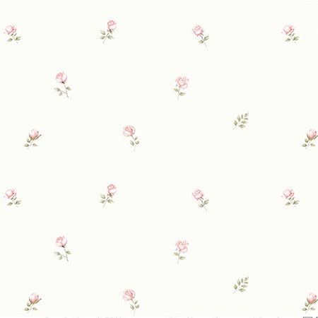Papel de Parede Doce Bebê 2 - Folhas e Flores - DB831 - Vinílico