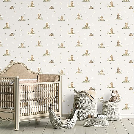 Papel de Parede Doce Bebê 2 - Infantil - DB839 - Vinílico