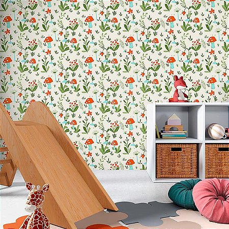 Papel de Parede Sonhos - Folhas e Flores - 4215 - Vinílico