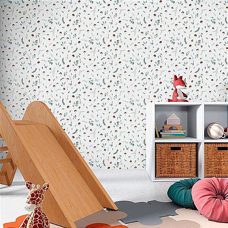 Papel de Parede Sonhos - Folhas e Flores - 4224 - Vinílico