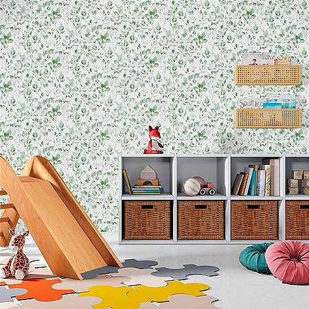 Papel de Parede Sonhos - Folhas e Flores - 4227 - Vinílico