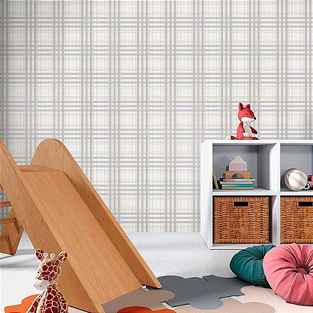 Papel de Parede Sonhos - Xadrez - 4228 - Vinílico