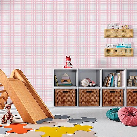 Papel de Parede Sonhos - Xadrez - 4240 - Vinílico