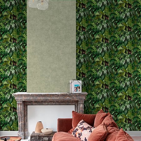 Papel de Parede Ciara - Folhas e Flores - a58601 - Vinílico