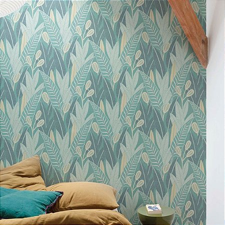 Papel de Parede Ciara - Folhas e Flores - a65703 - Vinílico