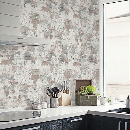 Papel de Parede Natural FX 2 - Tijolinho - G67989 - Vinílico