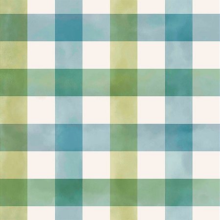 Papel de Parede Bosque da Imaginação - Xadrez - 80607 - Vinílico