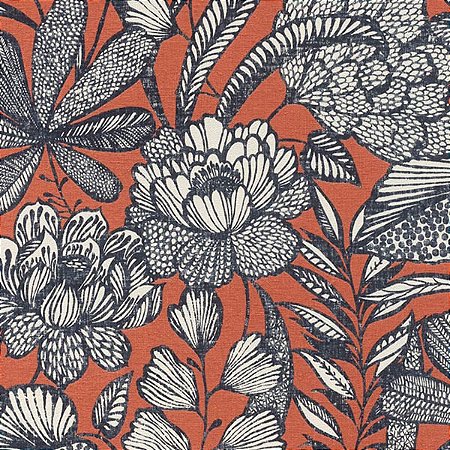 Papel de Parede Charlottenburg - Folhas e Flores - 555370 - Vinílico