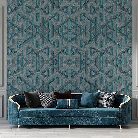 Papel de Parede HF Orient II - Abstrato - 2606-7 - Vinílico
