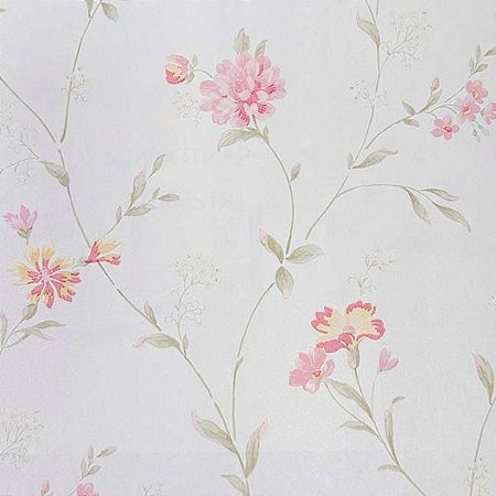 Papel de Parede Santorini 2 - Folhas e Flores - RT259014 - Vinílico
