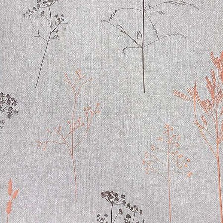 Papel de Parede Santorini 2 - Folhas e Flores - RT260 - Vinílico