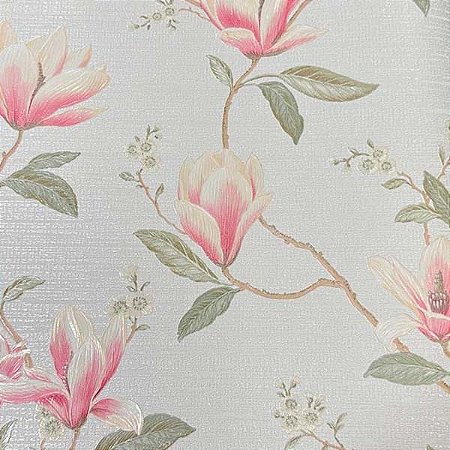 Papel de Parede Santorini 2 - Folhas e Flores - RT426401 - Vinílico