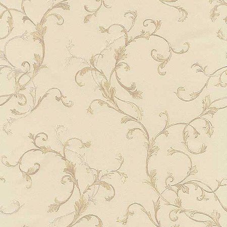 Papel de Parede Tesori Italiani - Folhas e Flores  - 45036 - TNT - Vinílico