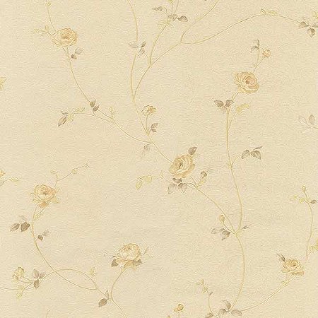 Papel de Parede Tesori Italiani - Folhas e Flores  - 45041 - TNT - Vinílico