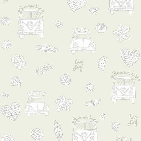 Papel de Parede Pure Kids & Teens - Infantil - KT68431 - Vinílico