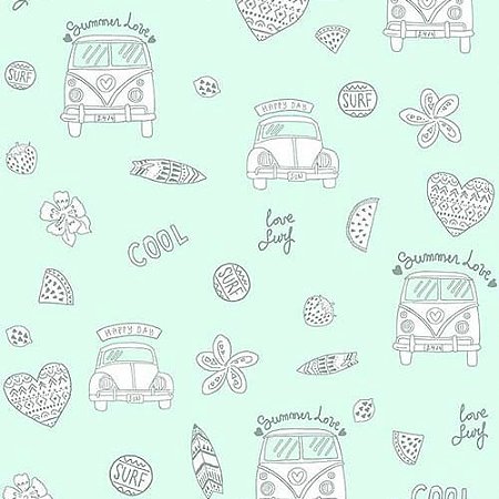 Papel de Parede Pure Kids & Teens - Infantil - kt68433 - Vinílico