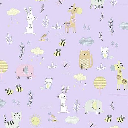 Papel de Parede Pure Kids & Teens - Infantil - kt68458 - Vinílico