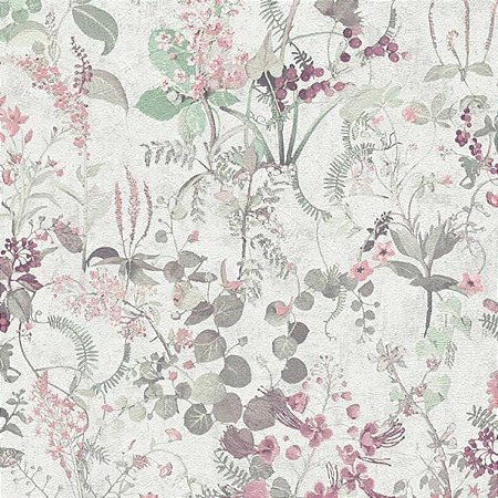 Papel de Parede Antigua - Folhas e Flores - 388251 - Vinílico