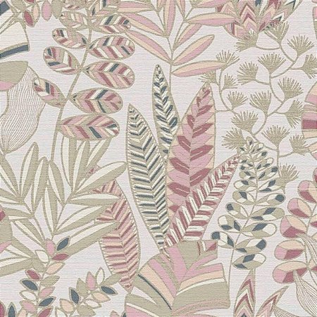 Papel de Parede Antigua - Folhas e Flores - 390954 - Vinílico