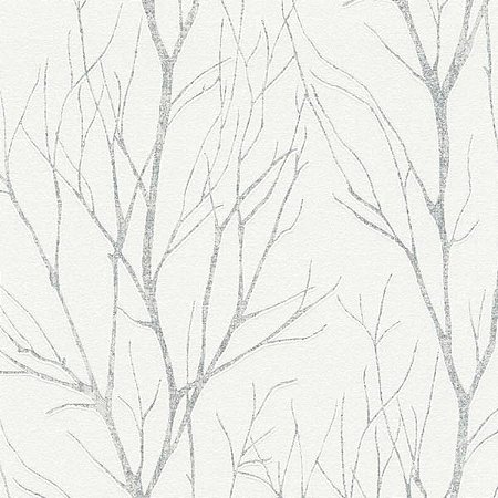 Papel de Parede Attractive 2 - Folhas e Flores - 372602 - Vinílico