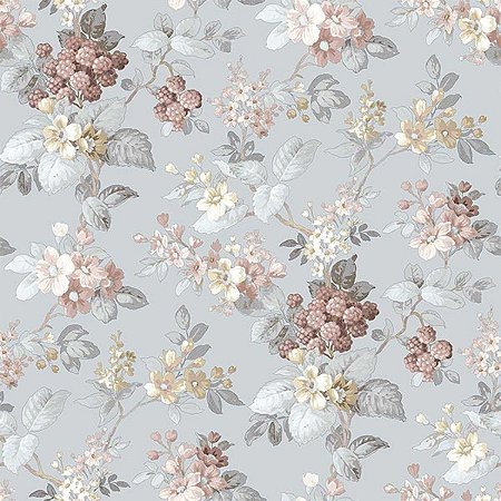 Papel de Parede Happy - Folhas e Flores - 12306 - Vinílico