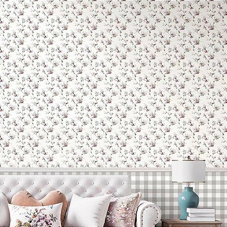 Papel de Parede Happy - Folhas e Flores - 12316 - Vinílico