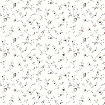 Papel de Parede Happy - Folhas e Flores - 12331 - Vinílico