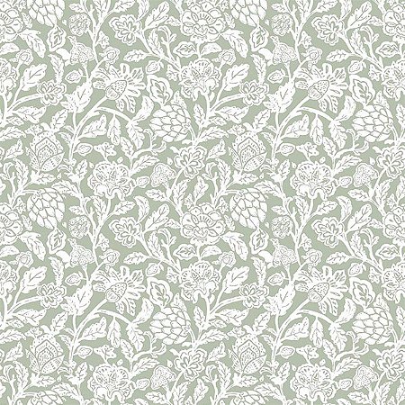 Papel de Parede Happy - Folhas e Flores - 12345 - Vinílico