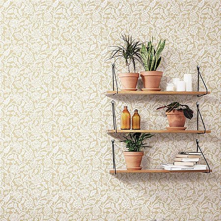 Papel de Parede Happy - Folhas e Flores - 12347 - Vinílico