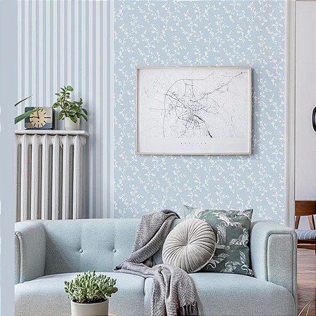 Papel de Parede Happy - Folhas e Flores - 12353 - Vinílico