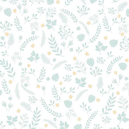 Papel de Parede Yoyo 2 - Folhas e Flores - YY205201R - TNT