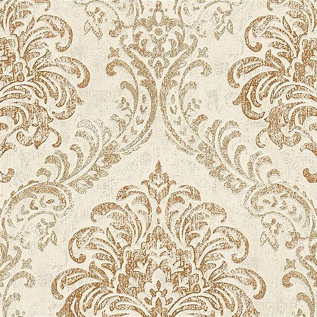 Papel de Parede Metropolitan Stories 3 - Medalhão - AS391125 - Vinílico