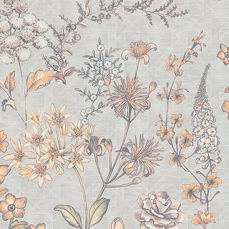 Papel de Parede Metropolitan Stories 3 - Folhas e Flores - AS391171 - Vinílico