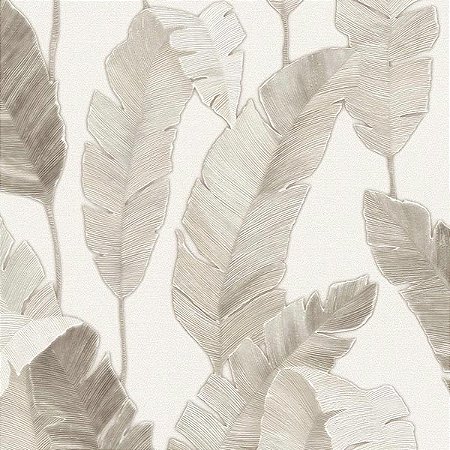 Papel de Parede Metropolitan Stories 3 - Folhas e Flores - AS392185 - Vinílico