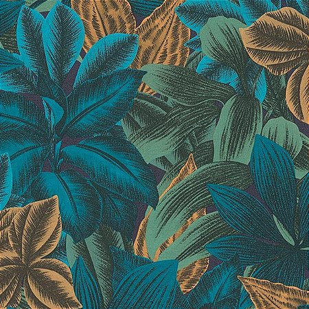 Papel de Parede Metropolitan Stories 3 - Folhas e Flores - AS392221 - Vinílico