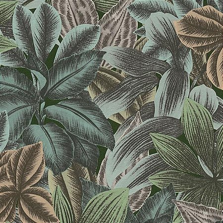 Papel de Parede Metropolitan Stories 3 - Folhas e Flores - AS392223 - Vinílico