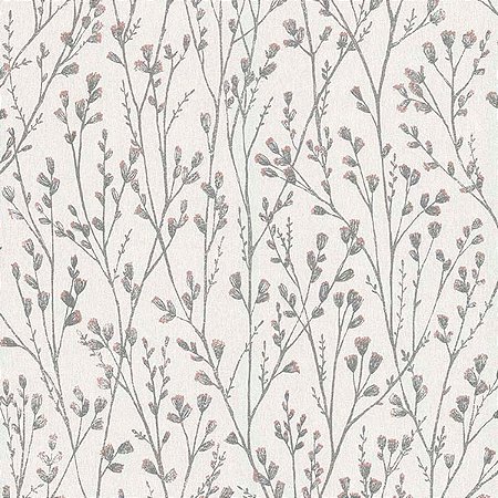 Papel de Parede Sejours & Chambres - Folhas e Flores - 11180803 - Vinílico