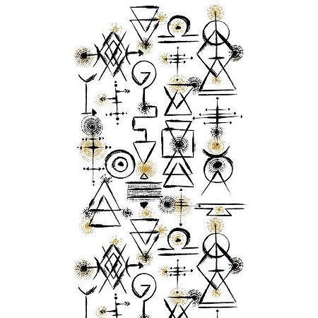 Papel de Parede The Wall 2 - Tribal e Étnico - AS391981 - Vinílico