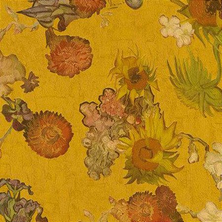 Papel de Parede Van Gohg - Folhas e Flores - 221511 - Vinílico