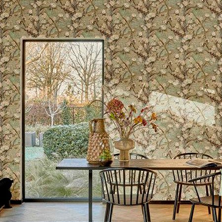 Papel de Parede Van Gohg - Folhas e Flores - 221520 - Vinílico