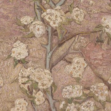 Papel de Parede Van Gohg - Folhas e Flores - 221524 - Vinílico