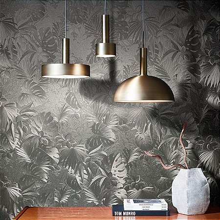 Papel de Parede Botânica - Folhas e Flores - 33302 - Vinílico
