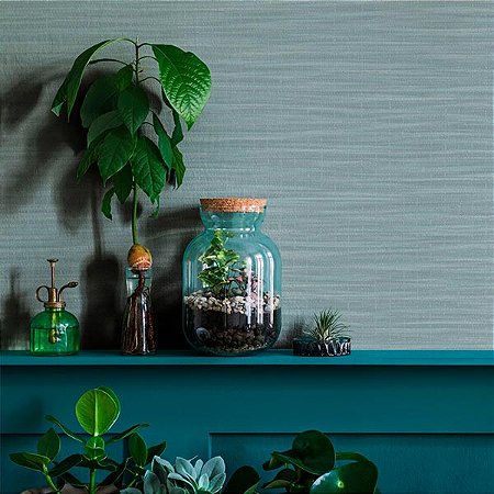 Papel de Parede Botânica - Palha - 33321 - Vinílico