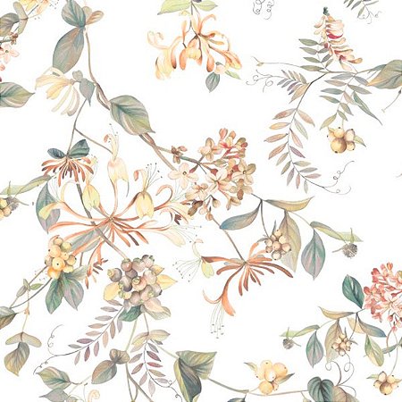 Papel de Parede Sheila´s Feelings - Folhas e Flores - 47455 - Vinílico