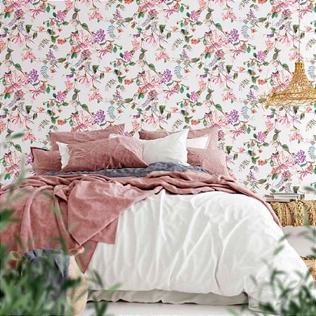 Papel de Parede Sheila´s Feelings - Folhas e Flores - 47456 - Vinílico