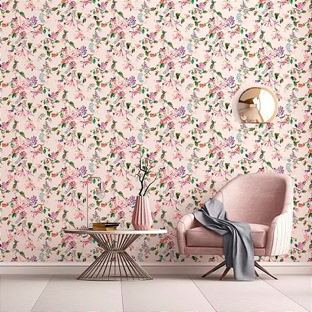 Papel de Parede Sheila´s Feelings - Folhas e Flores - 47457 - Vinílico