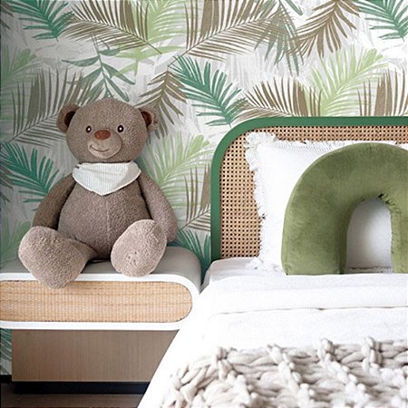 Papel de Parede Avalon 1 - Folhas e Flores - AVA110 - Vinílico