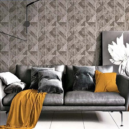 Papel de Parede Colorkey - Geométrico - COL1016 - Vinílico - TNT