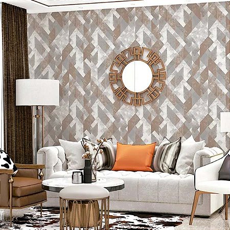 Papel de Parede Essencial - Geométrico - ESS1039 - Vinílico - TNT